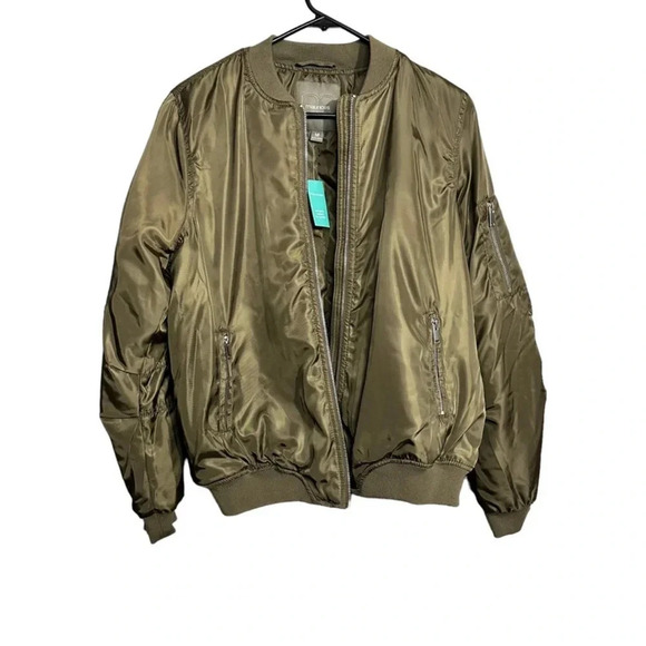 NWT Maurices Olive Bomber Jacket
Size Large - Picture 2 of 9